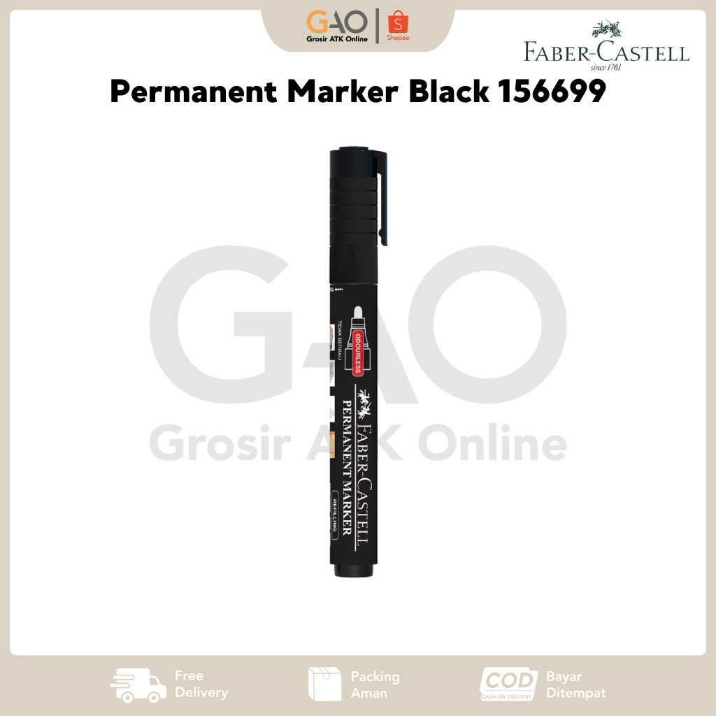 

Permanent Marker Faber-Castell Black 156699