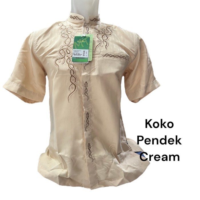 Promo Baju koko lengan Pendek al mia jumbo size - baju koko oversize