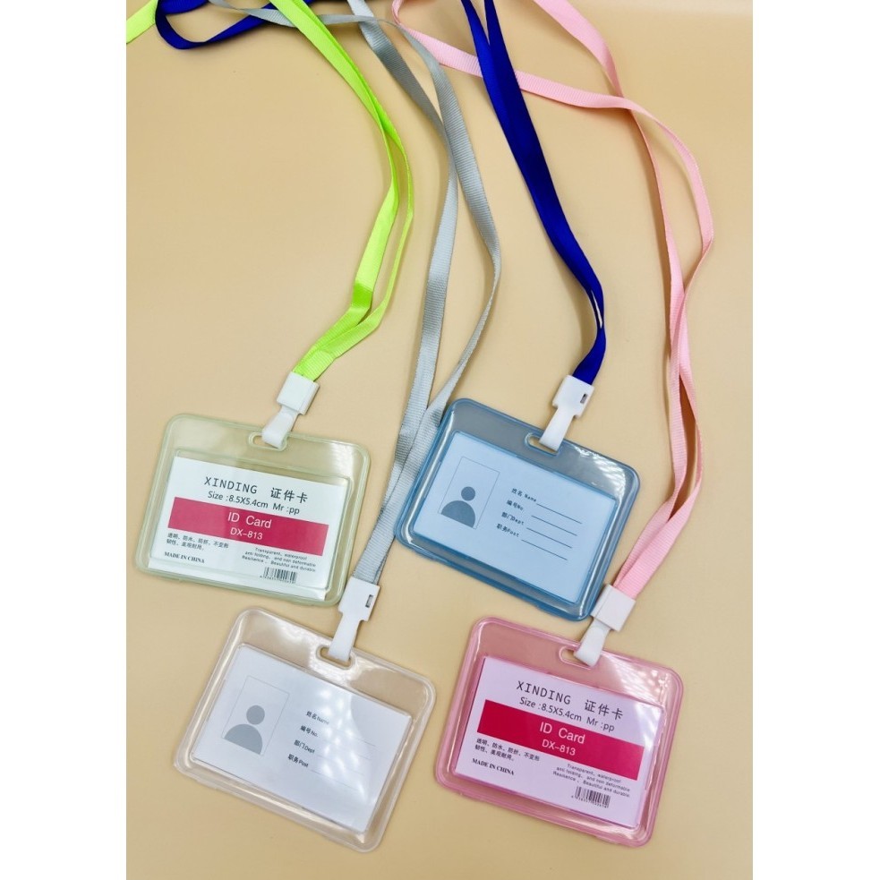 

Lanyard Potrait Motif Polos Warna Warni Horizontal