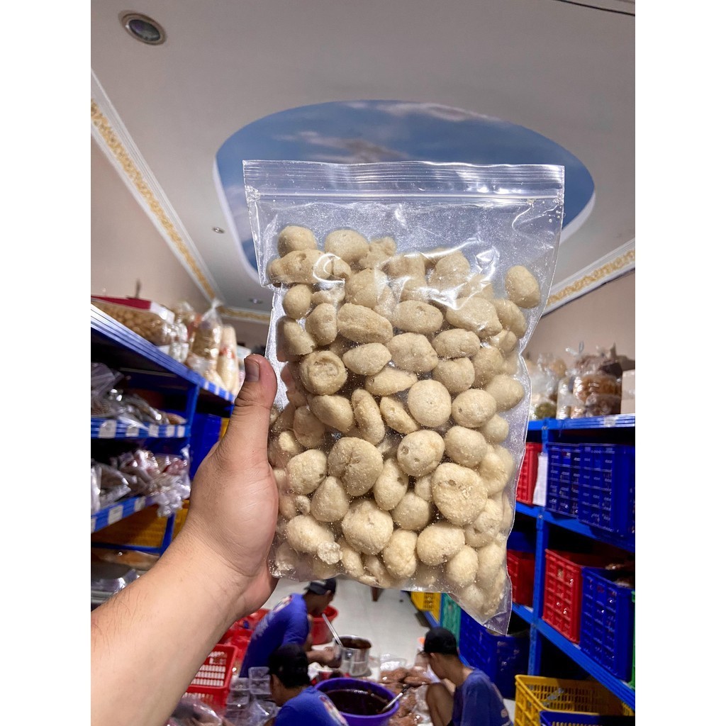 

Krupuk Baso ikan tenggiri original 250Gram