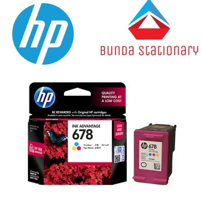 TINTA HP DESKJET 678 COLOR ORIGINAL