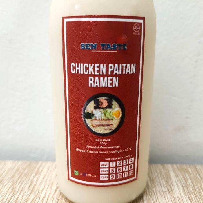 

Chicken Paitan Ramen SenTaste 120gr - Creamy Kuah Mie Kaldu Ayam Halal