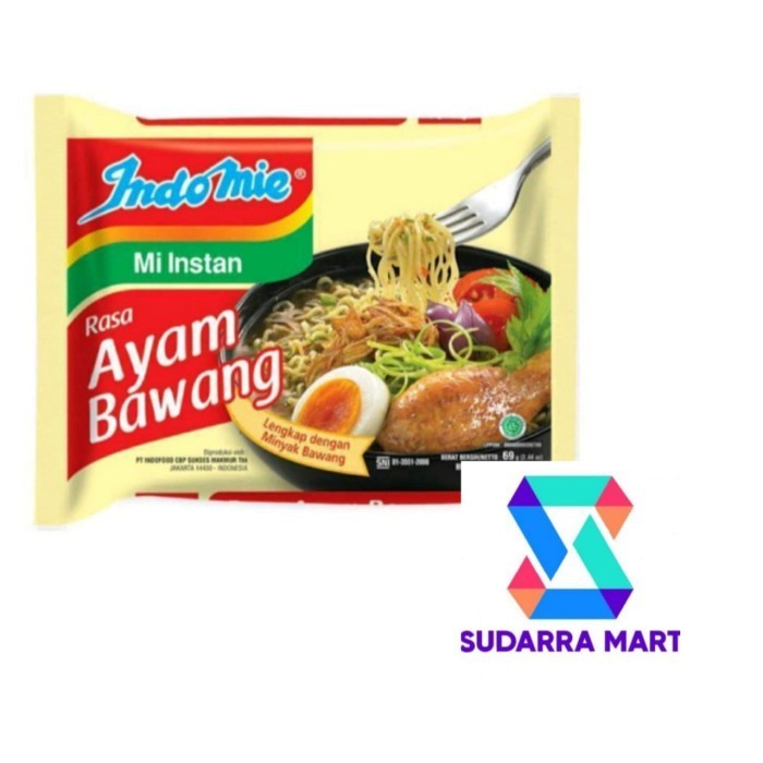 

Mie Indomie Rasa ayam bawang / 5 bungkus - 10bungkus