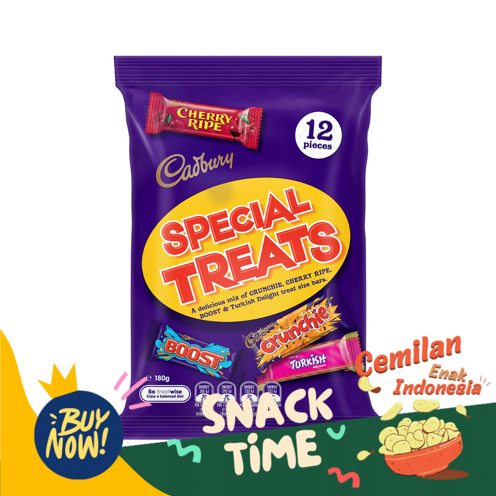 

Special Diskon Coklat Cadbury Australia Special Treats isi 12 fun size/Cadbury