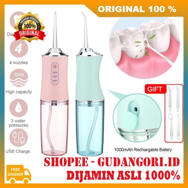 Dental Irigator Portable Semprotan Pembersih Gigi Flushing Portable ORIGINAL