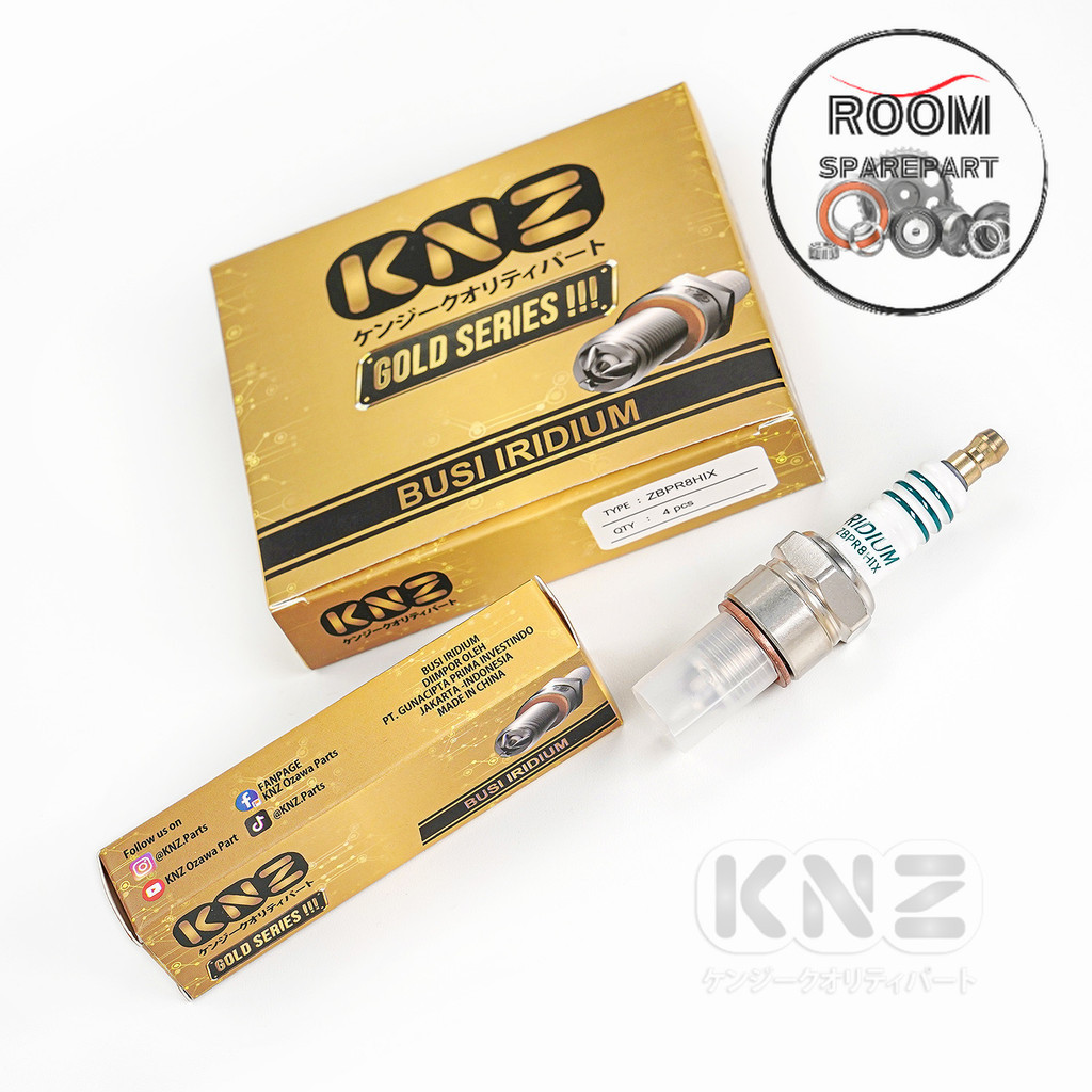Knz Busi Iridium Busi Racing Harian Iridium ZBPR8HIX CRYSTAL RC 110 TORNADO GS GX RXK KING RXS YT 11