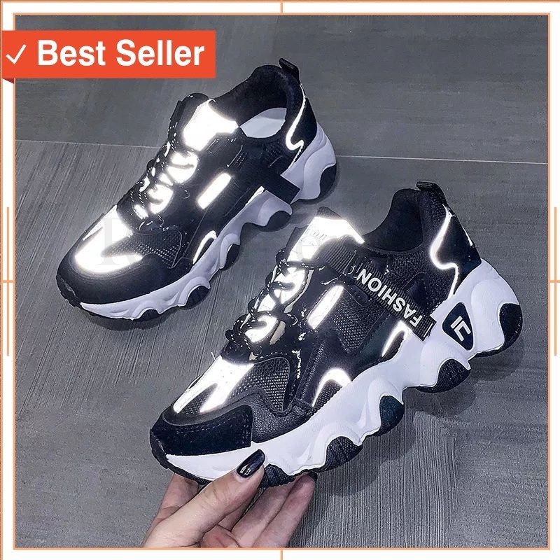Sepatu Keren Sneakers Kekinian Korean Style Bahan Premium / RK Collection - Sneakers Terbaru Wanita 