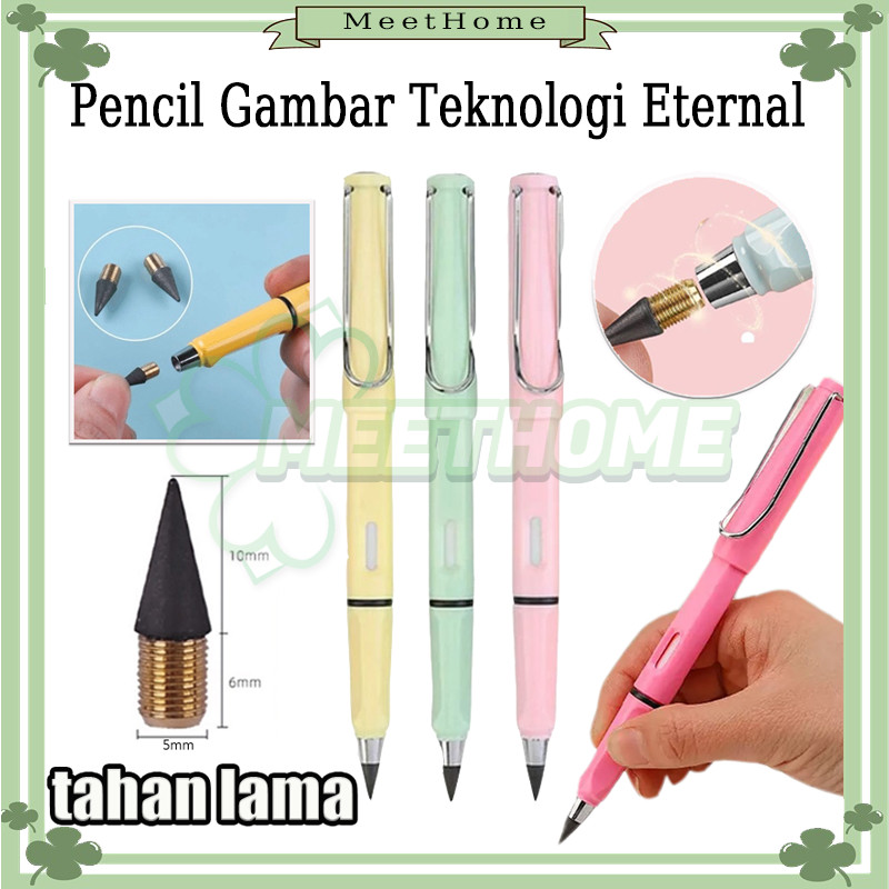 

Pencil Gambar Teknologi Eternal/Pensil Magic/Pensil Ajaib Warna Macaron/Pensil Ajaib Tanpa Rautan