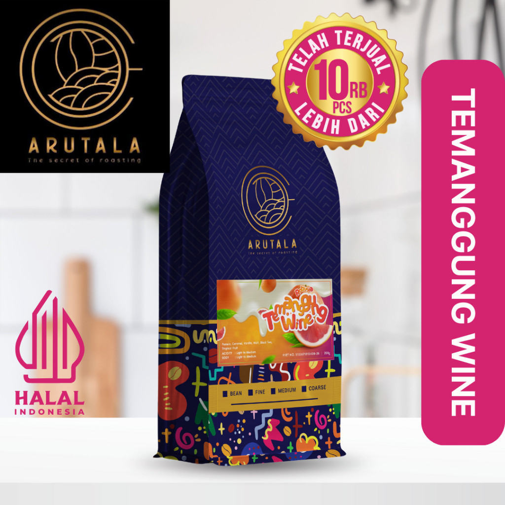 

Kopi Robusta Temanggung Wine 200 gram -CB 2