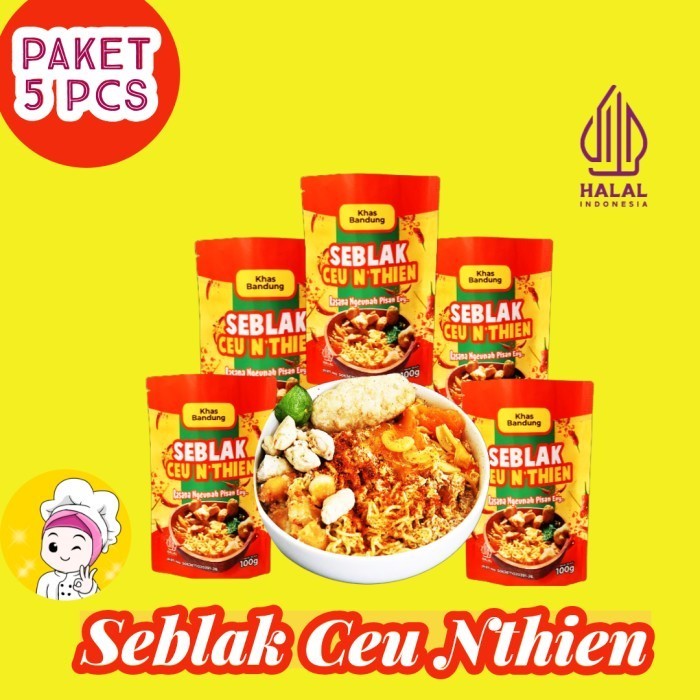

Promo Paket 5 pcs Seblak Instan Ceu Nthien terdekat Viral