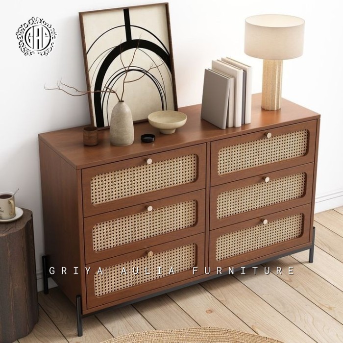 CABINET DRAWER KAYU JATI - BUFET DRAWER JATI MINIMALIS - BUFFET LACI