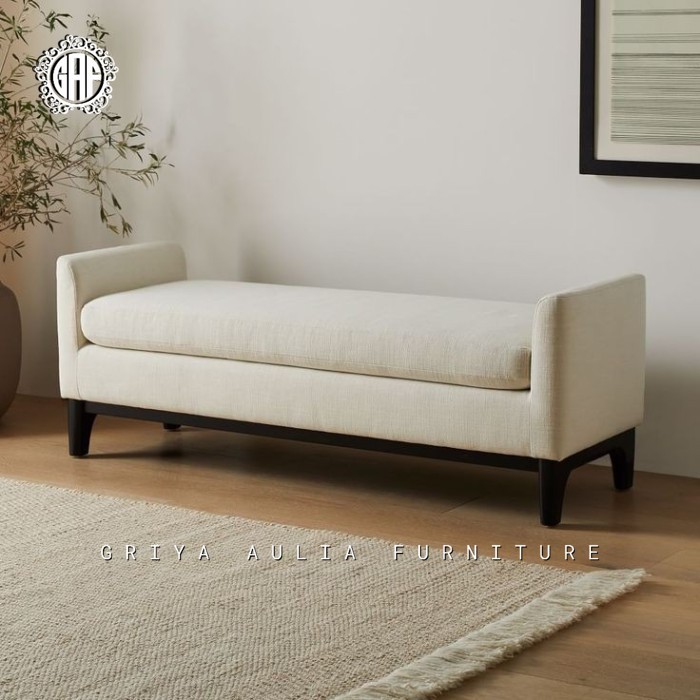 SOFA BENCH MINIMALIS - SOFA BENCH MODERN - BANGKU BENCH PANJANG JATI