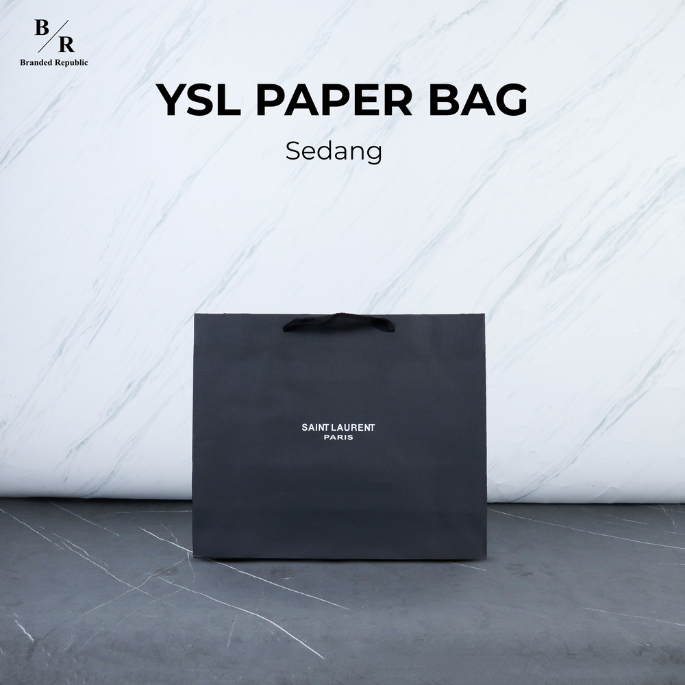 

[BRANDED REPUBLIC 2] PAPER BAG / SHOPPING BAG YSL
