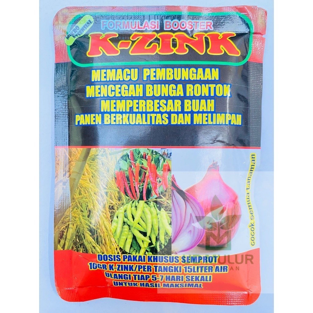 Pupuk Formulasi Booster K - ZINK   isi 150 grm  Kalium + Pembesar buah dr CV Herkreasi #MLR
