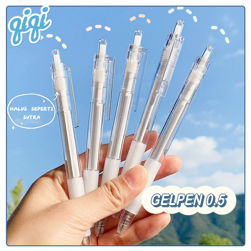 

Gelpen 0.5mm Ins style pena gel pen pulpen hitam Github student alat tulis pulpen - Qiqi Treasure