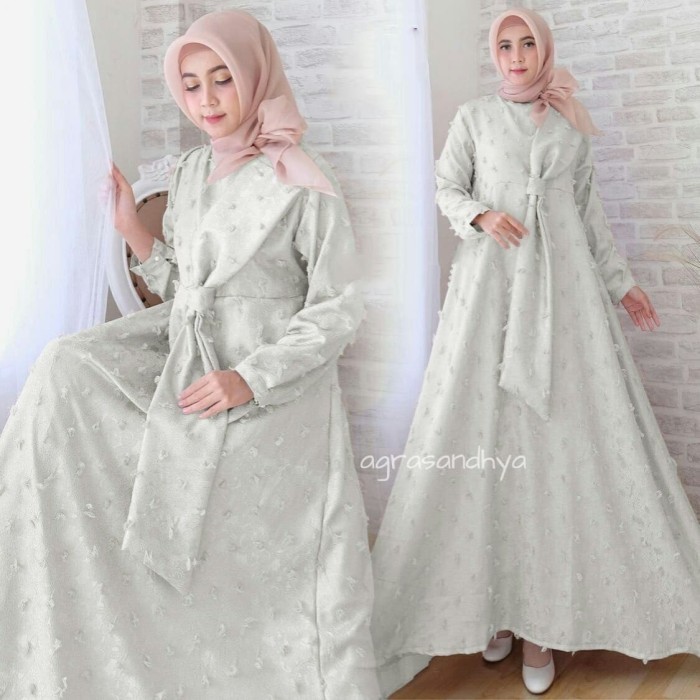 promosi toko busana muslim hanita baju pesta mewah rubiah jaguard xl jumbo murah