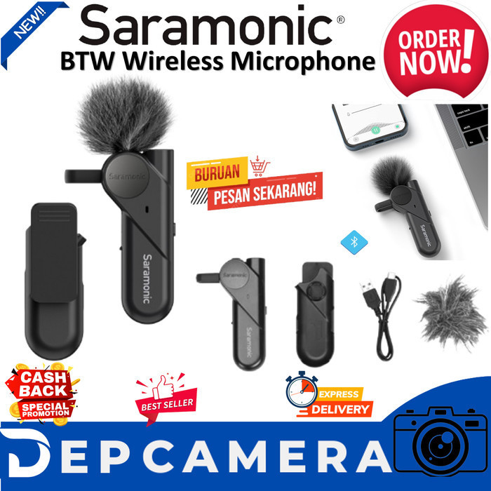 Saramonic BTW Wireless Bluetooth Clip-On Microphone