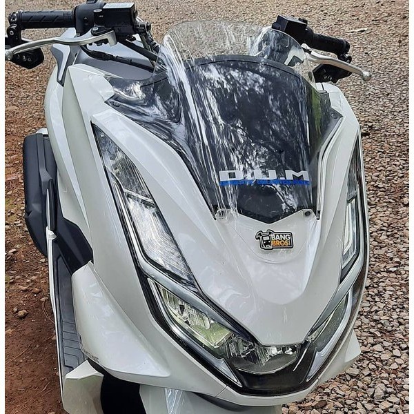 (BISA COD) Winshield pcx 160 visor windshil honda pcx160 winshield pcx 150 mika . PREMIUM