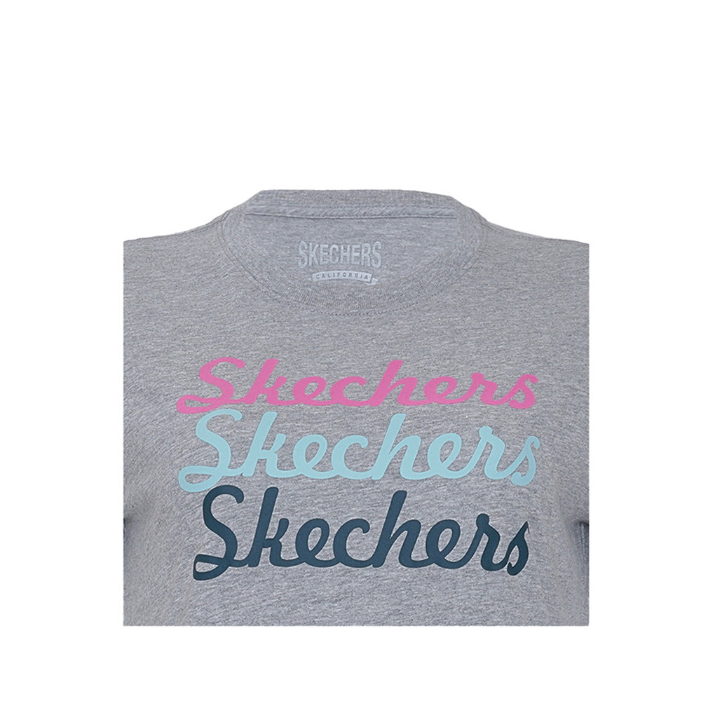 Skechers Women T Shirt - Grey