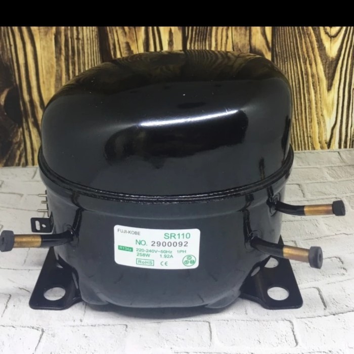 Compressor kulkas 2 pintu Fuji SR 110 1/3 HP