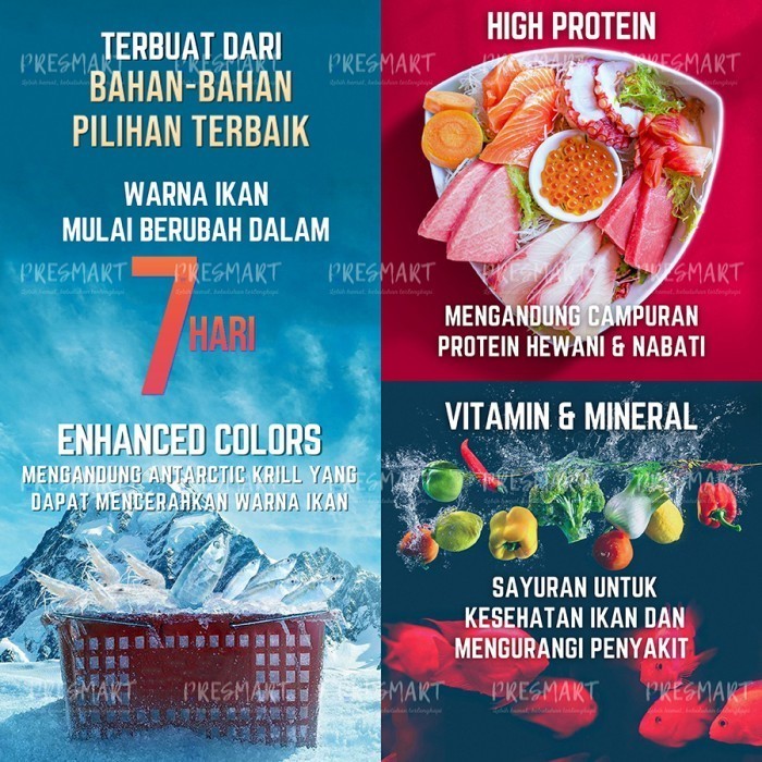 TRY Pelet Ikan Red Parrot Premium / Pelet Pakan Premium Ikan Parrot