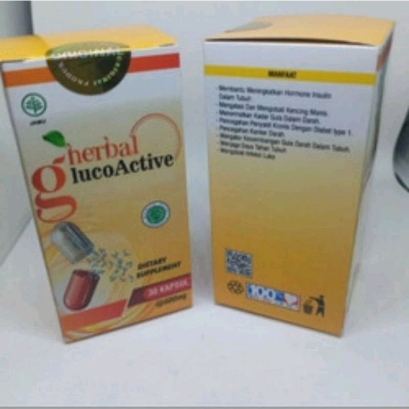 Glucoactive original asli 100% isi 30pcs Ampuh