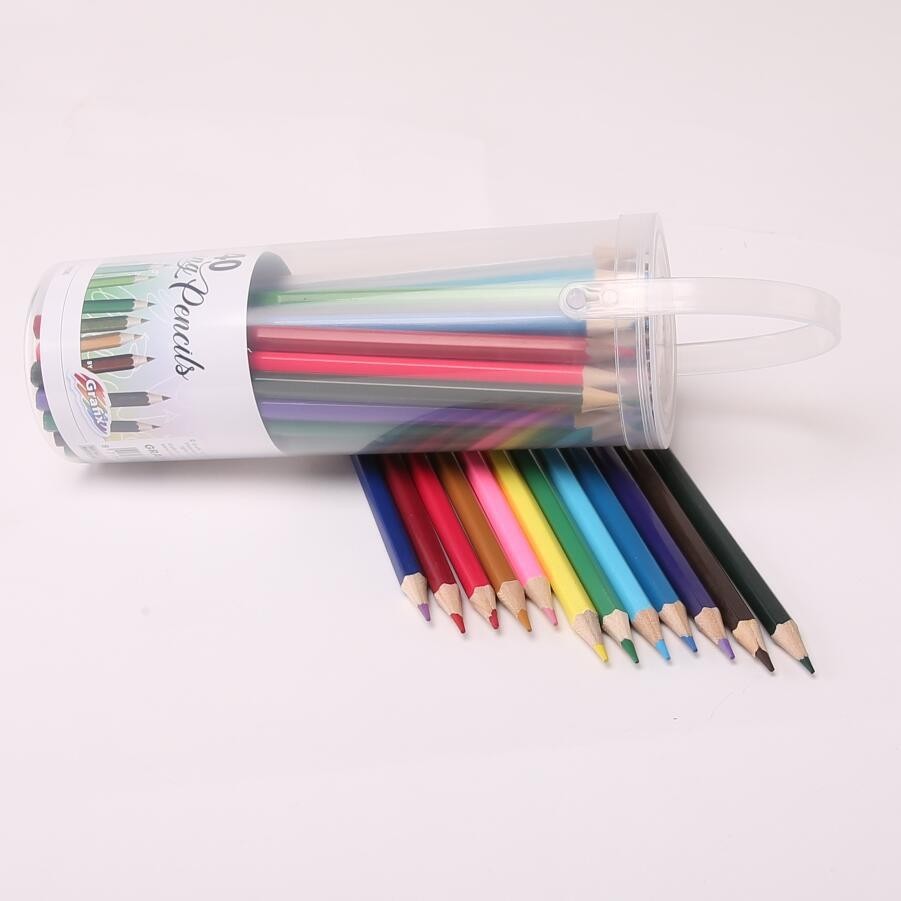 

Grosir Kemasan Khusus LOGO 40 Warna Set Pensil Artis Sketsa dan Gambar Profesional Kotak Plastik Sekolah