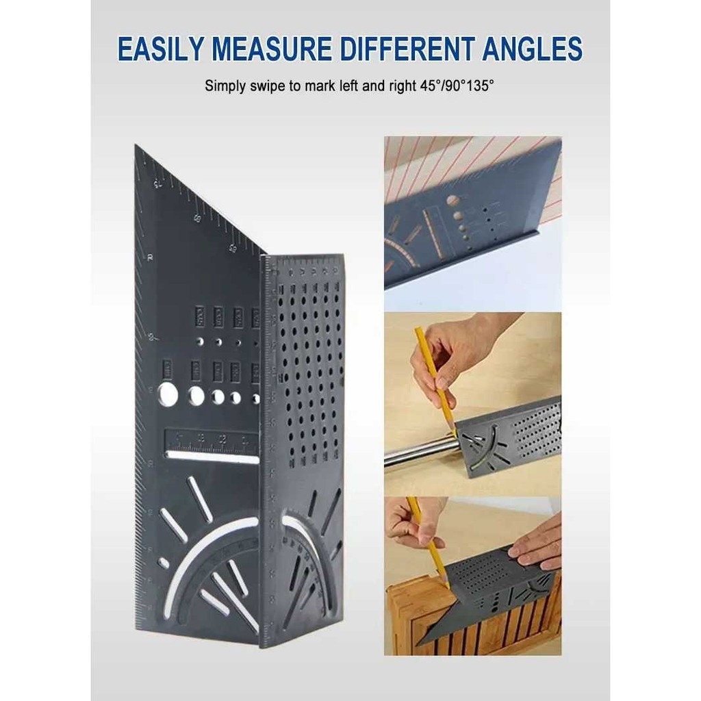 

‼️OBRAL BISA COD INSTANT‼️DIDIHOU Penggaris Mark Line Measuring Gauge T-Type Ruler 90 Degree - M141426‼️COD‼️