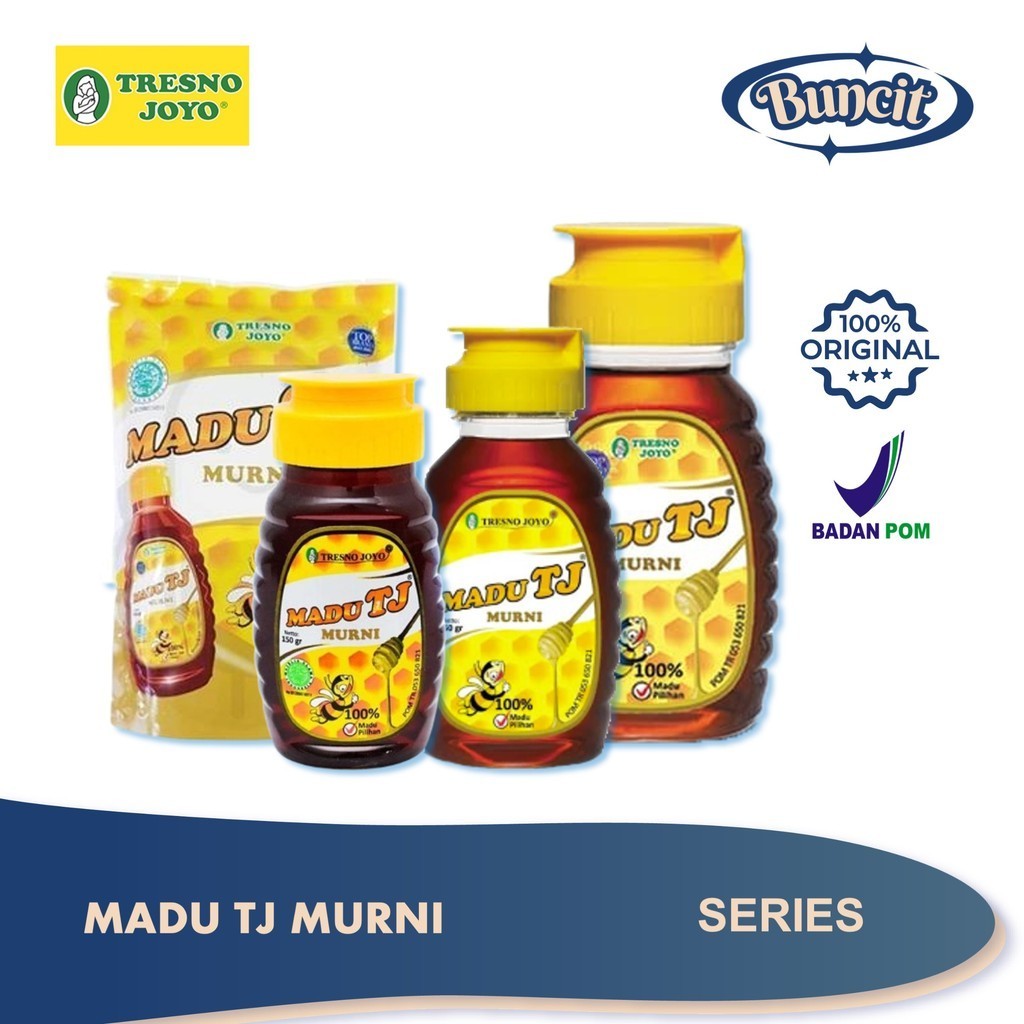 

Madu TJ Murni Series / 150gr 250gr 500gr Refill / Madu Murni / Madu Asli / Menjaga Daya Tahan Tubuh