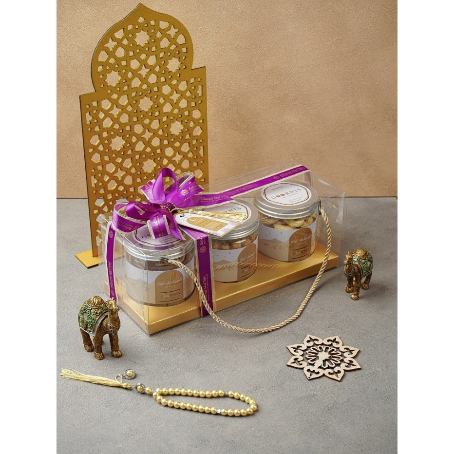 

Packing Hampers Lebaran TIDAK termasuk kue (kemasan 3 toples)