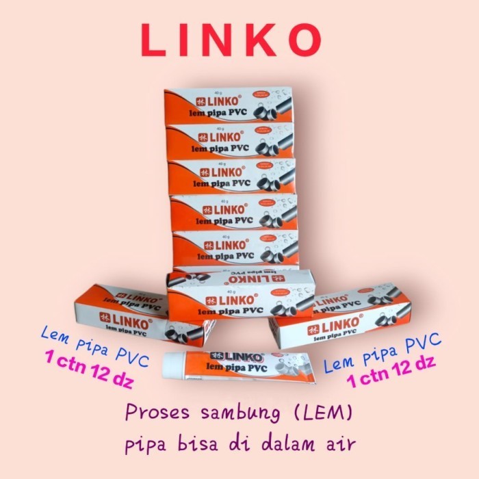 

LEM PVC LINKO 45 GRAM (TERMURAH)