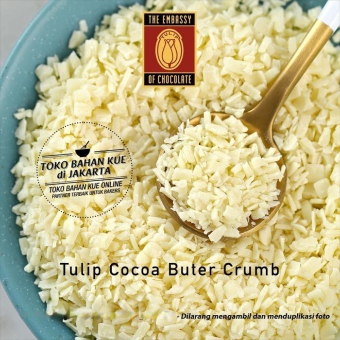 

Tulip Cocoa BUTTER Crumb 1,5kg Lemak Cacao Asli Cokelat Premium