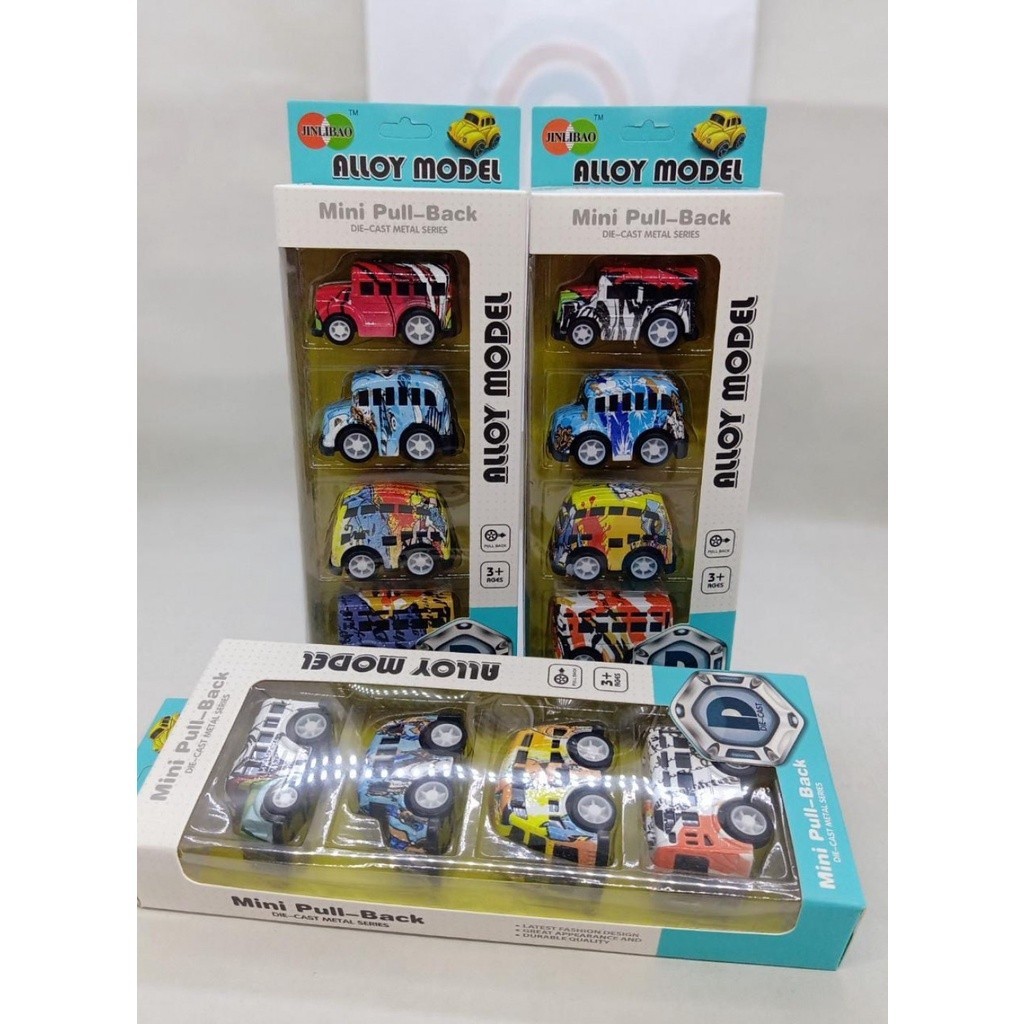 Die cast Mini BusMobil mainanBus mini mainandiecast