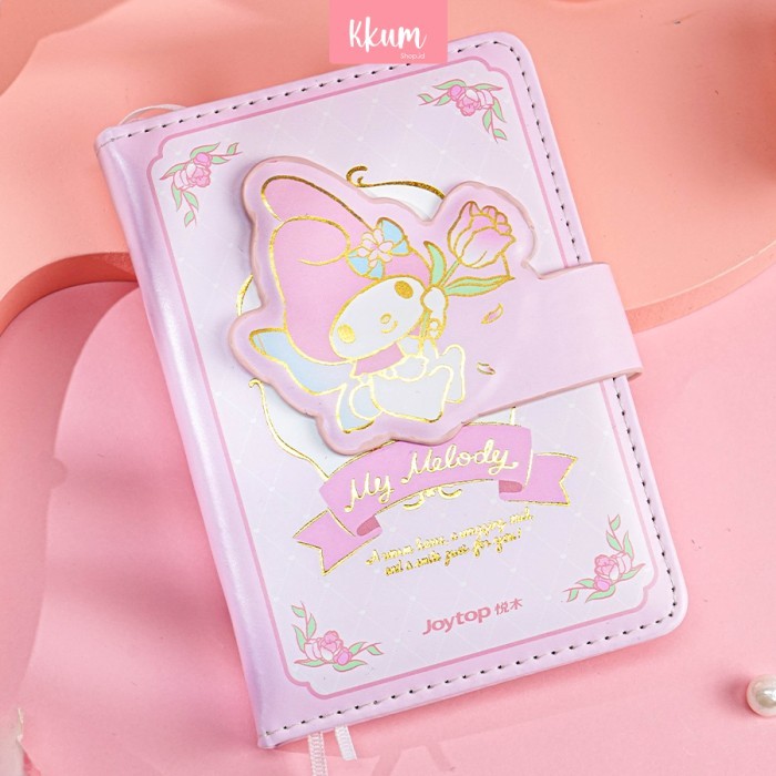 

Notebook A6 Sanrio/ Buku Catatan Magnet Journal Lucu - Melody