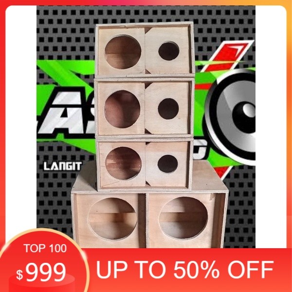 Ready satu set BOX miniscup dobel 6 inch + line array 3 box 4 inch