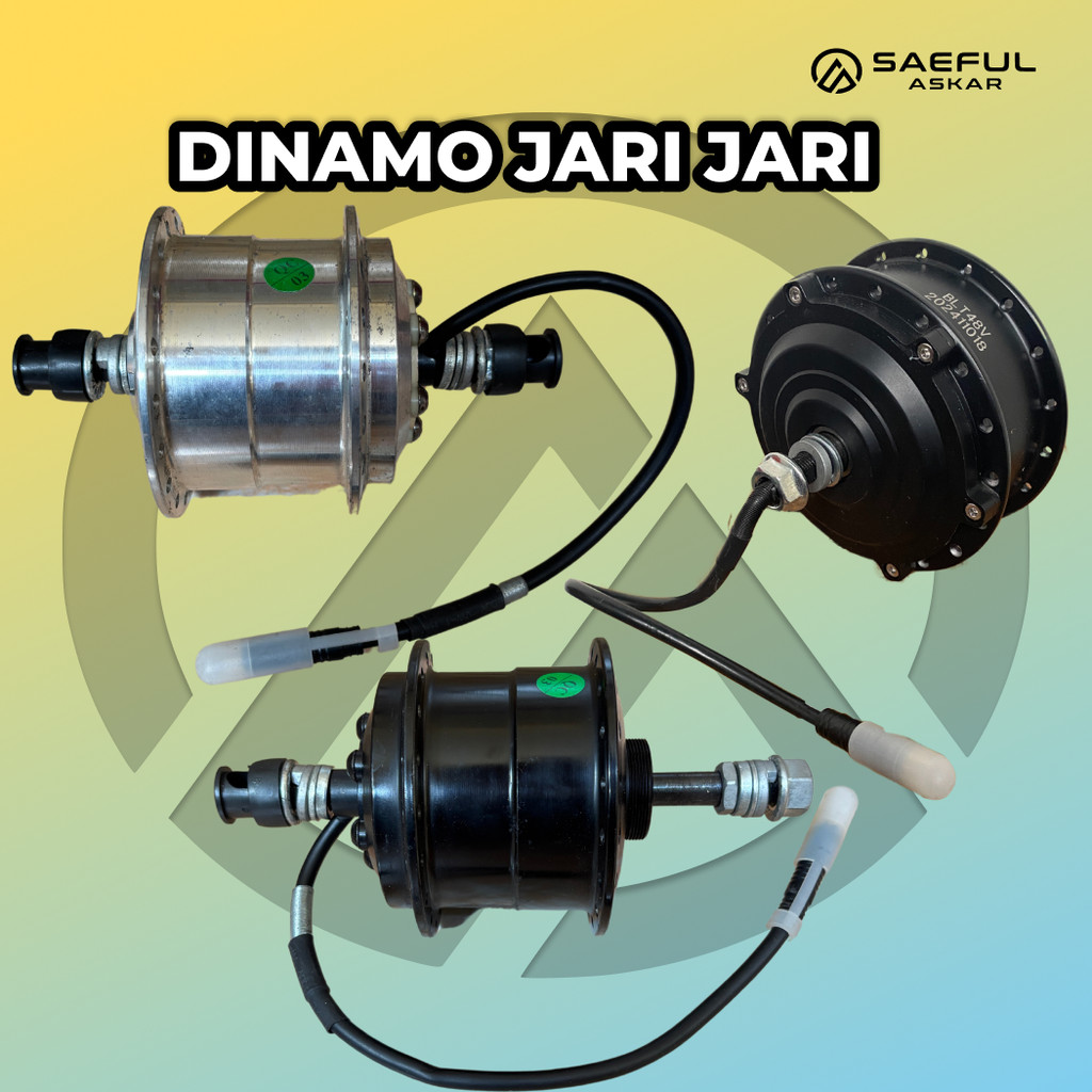 Dinamo Motor Spoke For Electric Bike MTB Sepeda Listrik Dinamo Jari-Jari