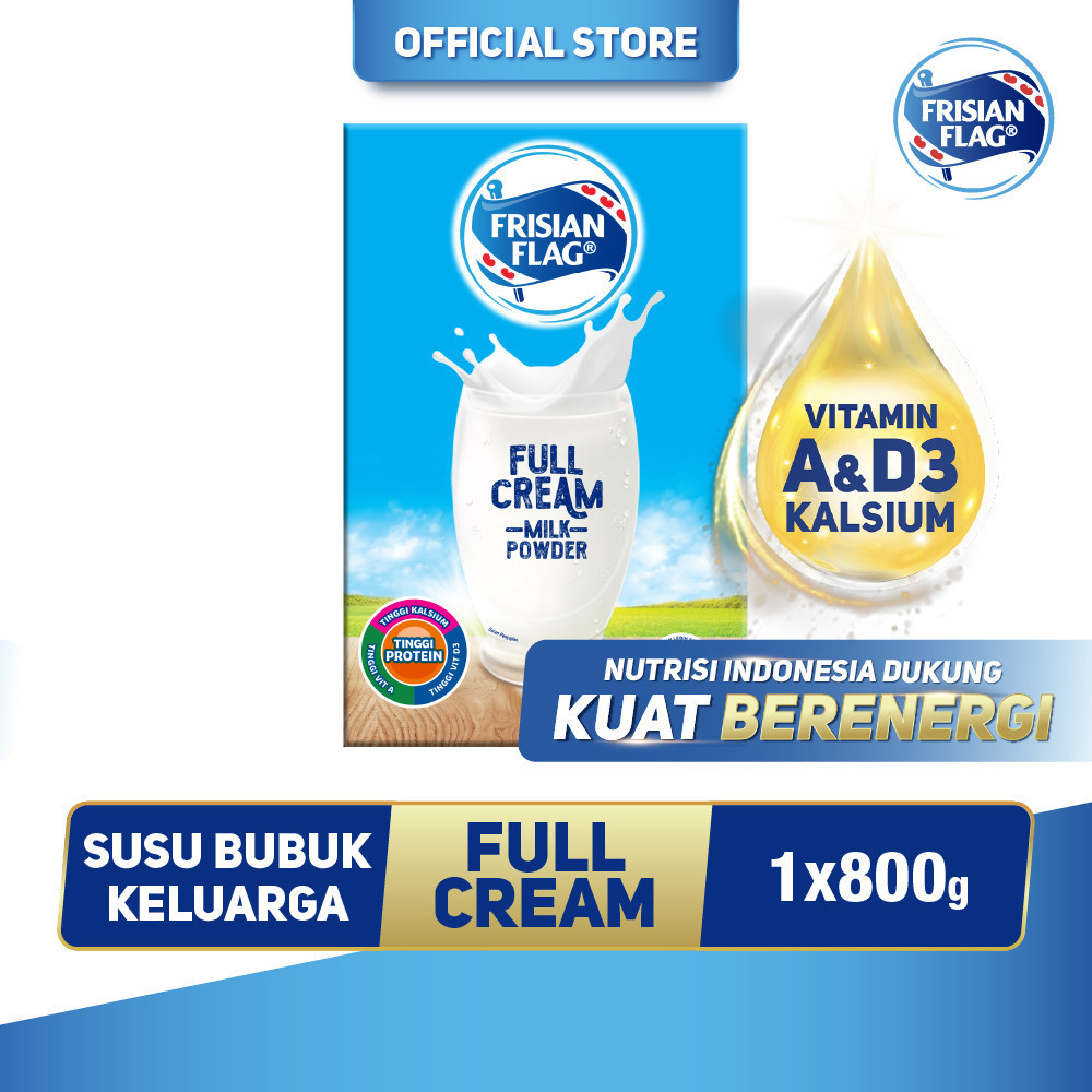 

Frisian Flag Susu Bubuk Keluarga Fullcream 800g - 1 pcs
