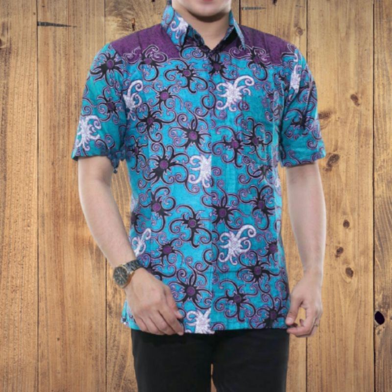 RAMADHAN SALE hem batik asmat kalimantan original arta batik motif cumi baju batik ori 11.11 seragam