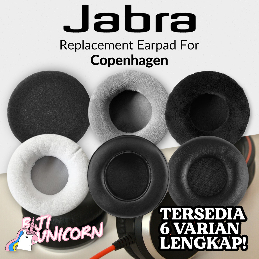 Earpad Earcup Ear Cushion Jabra Copenhagen Foam Bantalan Pad