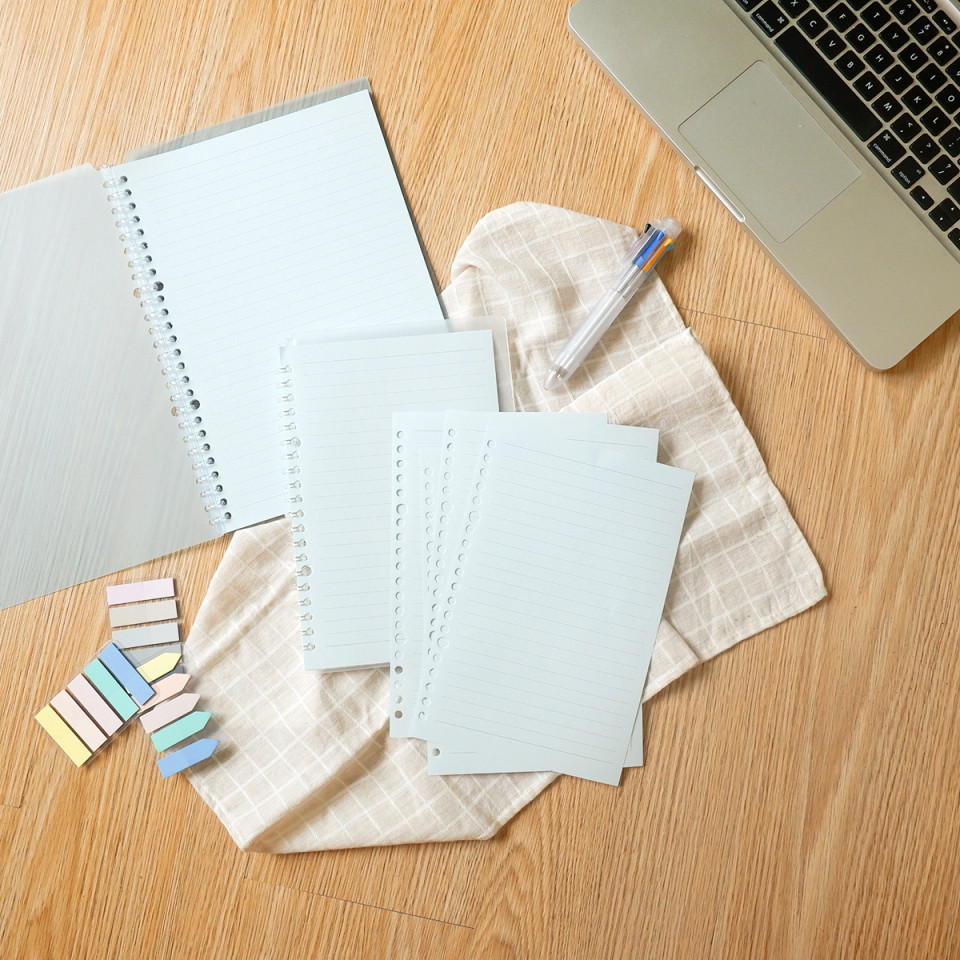 

HJK Panmomo Colorplus Loose Leaf Binder Paper A5 & B5 100gsm / Refill Binder Loose Leaf Ukuran A5 B5