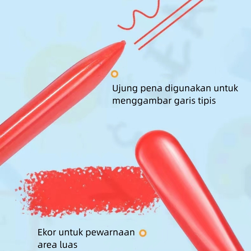 

RB Crayon Mewarnai / 12/24/36 Tidak Beracun Bisa Dicuci Set Crayon \Crayon Anti Air Anti Kotor