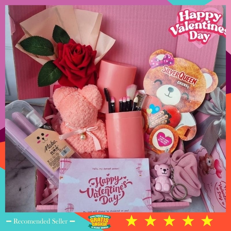 

Termurah Kado Cantik Unik Hampers Keren / Kado Valentine Set Make Up / Hampers Cewek Romantis Set Catokan / Valentine Giftbox ( RIRI )