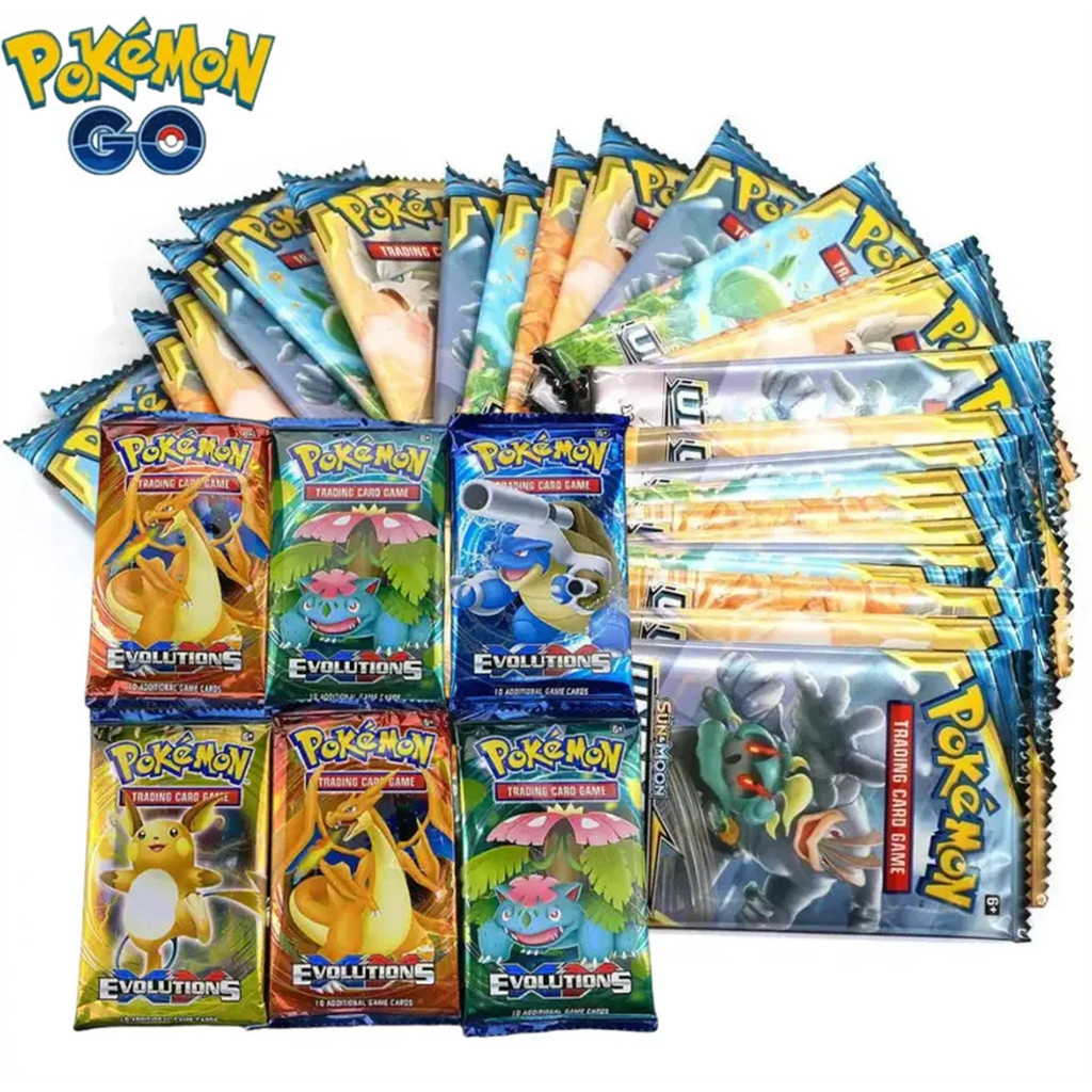 1/2 bag Pokemon Cards GX Tag Team Vmax EX Mega Energy Shining Pokemon Card Game Carte Trading kids C