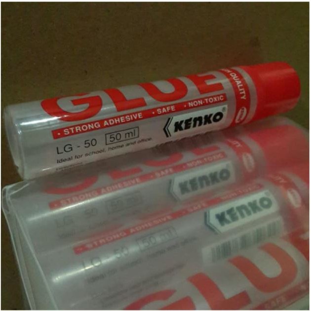 

Glue KENKO Lem KERTAS Cair LG-50 ( 50 ML ) DI JUAL PER 1 PACK / DI JUAL PER 1 DUS
