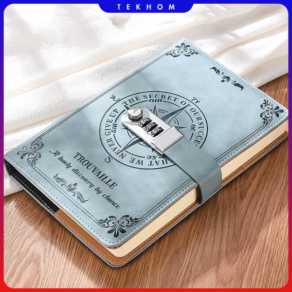 

Toddi Buku Jurnal Leather Diary 200 Halaman Grid A5 with Lock - TD22