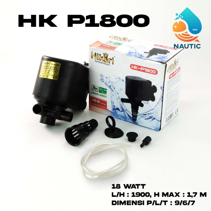 HIKARI HK P1800 P 1800 MESIN POMPA AQUARIUM POWER HEAD AQUASCAPE HIKARI