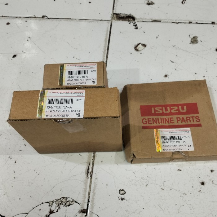 GEAR INJECTOR CAMSHAFT INJECTOR ORIGINAL 3PCS ISUZU PANTHER BERKUALITAS
