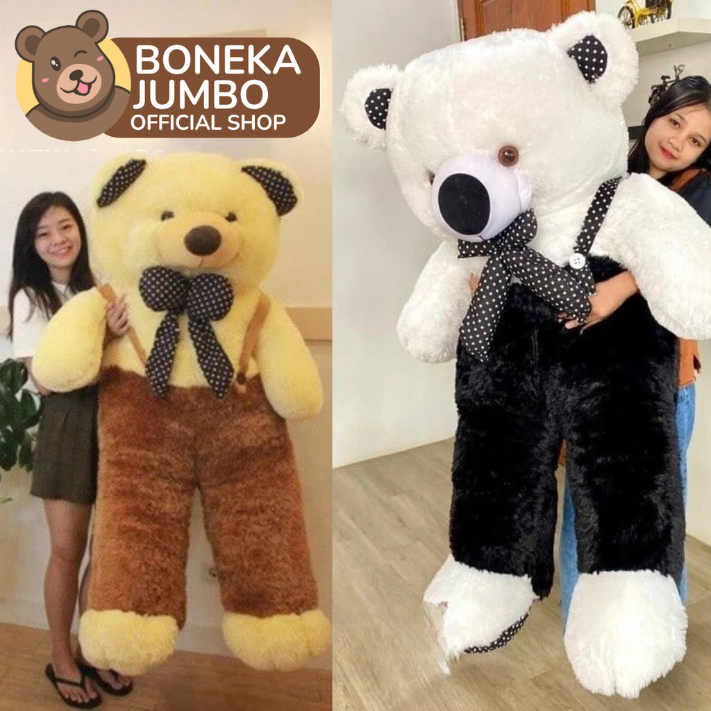 CF43WD Boneka Jumbo Teddy Bear Beruang Besar 1.3 Meter 1.6M SNI Premium Gemoy