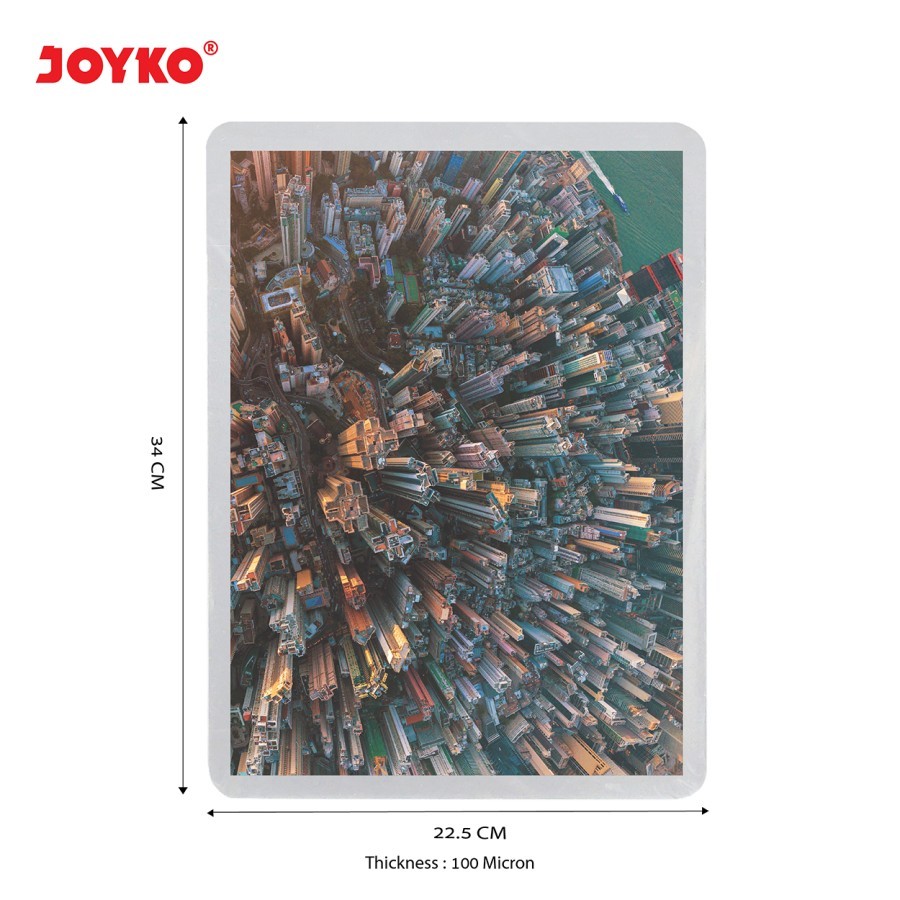 

gk Plastik Laminating Film Joyko Ukuran F4 ( isi 100 set ) LF80-2234