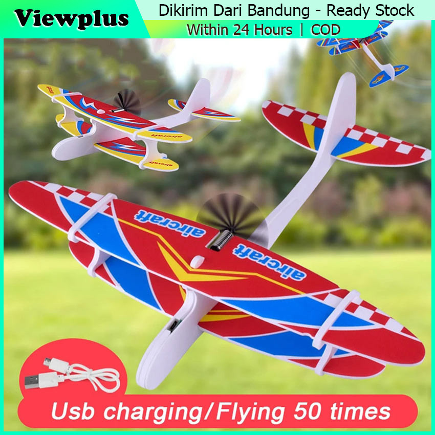 Mainan Pesawat Foam Elektrik | Pesawat Terbang Busa Elektrik Recharge
